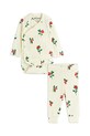 Mini Rodini komplet bawełniany niemowlęcy Lingonberries 2524011011 beżowy SS25