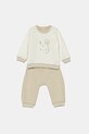 Kojenecká tepláková souprava United Colors of Benetton 2-pack pletenina béžová 3MDUAK00Q.W.Seasonal