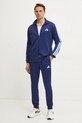 Спортивный костюм adidas 3S FT TT TS трикотаж тёмно-синий JI8873
