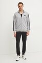 Спортивний костюм adidas 3S FT TT TS трикотаж сірий JI8876