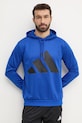Abbigliamento adidas tuta da ginnastica BL FT HD TS JI8868 blu