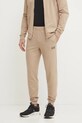Βαμβακερή φόρμα EA7 Emporio Armani μπεζ PJVRZ.8NPV63