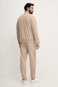 Хлопковый спортивный костюм EA7 Emporio Armani бежевый AF12681.7M000206