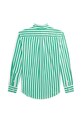 Детская хлопковая рубашка Polo Ralph Lauren 323918249017 зелёный SS25