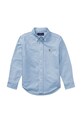 Detská bavlnená košeľa Polo Ralph Lauren bavlna modrá 322677133002