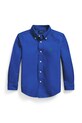Детская хлопковая рубашка Polo Ralph Lauren casual голубой 322858909019