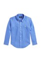 Детская льняная рубашка Polo Ralph Lauren casual голубой 322967600001