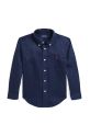 Polo Ralph Lauren cămașă de bumbac pentru copii lung bleumarin 322967600004