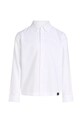 Dětská bavlněná košile Calvin Klein Jeans IB0IB02392.PPYA bílá SS25
