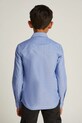 Дитяча бавовняна сорочка Calvin Klein Jeans блакитний IB0IB02392.PPYA