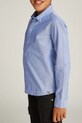 Дитяча бавовняна сорочка Calvin Klein Jeans IB0IB02392.PPYA блакитний