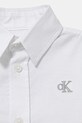 CHLAPEC Dětská bavlněná košile Calvin Klein Jeans IN0IN00289.PPYA bílá