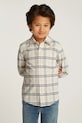 Tommy Hilfiger camicia per bambini tessuto elasticizzato beige KB0KB09338.128.176.PPYA