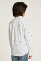 Dječja pamučna košulja Tommy Hilfiger bijela KB0KB09594.128.176.PPYA