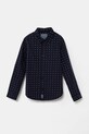 Παιδικό πουκάμισο Guess μακρύ σκούρο μπλε L5RH04.WE5W0.PPYA