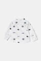 Детская хлопковая рубашка Guess N5RH07.WBHQ1.PPYA белый SS25