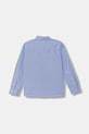 Dječja pamučna košulja Guess N5RH10.W9CL0.PPYA plava SS25