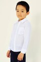 Дитяча бавовняна сорочка Mayoral довгий білий 140.5C.Mini.PPYA