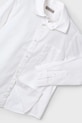 Дитяча бавовняна сорочка Mayoral білий 140.5C.Mini.PPYA