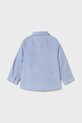 Mayoral camasa de bumbac pentru copii 1117.3E.Baby.PPYA albastru SS25