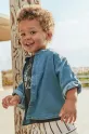 Mayoral camicia di cotone per bambini denim blu 1118.3F.Baby.PPYA