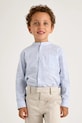 Mayoral camasa de bumbac pentru copii lung albastru 3120.5E.Mini.PPYA