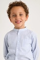 Mayoral camasa de bumbac pentru copii 3120.5E.Mini.PPYA albastru