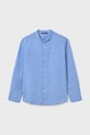 Παιδικό βαμβακερό πουκάμισο Mayoral casual μπλε 6141.7B.Junior.PPYA