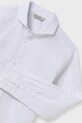Mayoral camicia di cotone per bambini bianco 6142.7B.Junior.PPYA