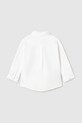 Хлопковая рубашка для младенцев Mayoral Newborn 1102.1F.Newborn.PPYH белый SS25