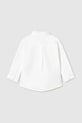 Mayoral Newborn koszula bawełniana niemowlęca 1102.1F.Newborn.PPYH biały SS25
