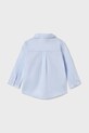 Хлопковая рубашка для младенцев Mayoral Newborn 1102.1F.Newborn.PPYH голубой SS25