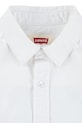 Băieți Levi's cămașă de bumbac pentru copii BATTERY HOUSEMARK SHIRT 9EN129 alb