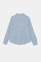Дитяча сорочка з домішкою льну Guess L5GH00.WFBT0.PPYA блакитний SS25
