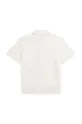 Polo Ralph Lauren camicia di lino per bambini 323964585001 bianco SS25