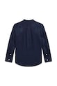 Polo Ralph Lauren koszula z domieszką lnu dziecięca 322964592001 granatowy SS25