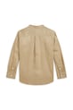 Dječja lanena košulja Polo Ralph Lauren 322964592003 smeđa SS25