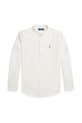 Otroška lanena srajca Polo Ralph Lauren 323964592002 bela SS25