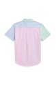 Хлопчик Дитяча бавовняна сорочка Polo Ralph Lauren 322964691001 блакитний