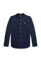 Детская льняная рубашка Polo Ralph Lauren casual тёмно-синий 323964592001