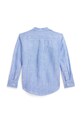 Дитяча бавовняна сорочка Polo Ralph Lauren 322964594001 блакитний SS25