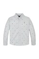 Дитяча бавовняна сорочка Tommy Hilfiger KB0KB09555.128.176.PPYA блакитний SS25