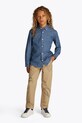Tommy Hilfiger koszula bawełniana dziecięca bawełna niebieski KB0KB09840.PPYA