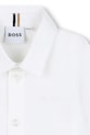 Chlapec Bavlnená košeľa pre bábätká BOSS J52087.86.94 biela
