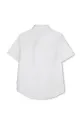 Otroška bombažna srajca BOSS J52273.114.150 bela SS25