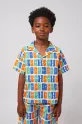 Bobo Choses camicia di cotone per bambini corta arancione 125AC128