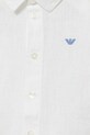 Хлопчик Лляна сорочка для немовлят Emporio Armani 8NHC02.3NEEZ білий