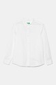 United Colors of Benetton koszula bawełniana dziecięca bawełna biały 54AZCQ00R.G.Reprop.PPYA