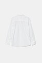Dětská bavlněná košile United Colors of Benetton 5DGXCQ00T.G.Reprop.PPYA bílá SS25