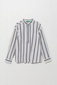 United Colors of Benetton koszula lniana dziecięca casual beżowy 52VMCQ03V.G.Seasonal